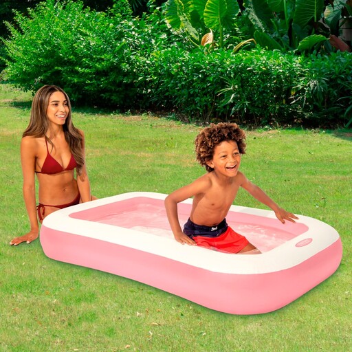 Intex Inflatable Swimming Pool with Padded Floor 166x100x25 cm