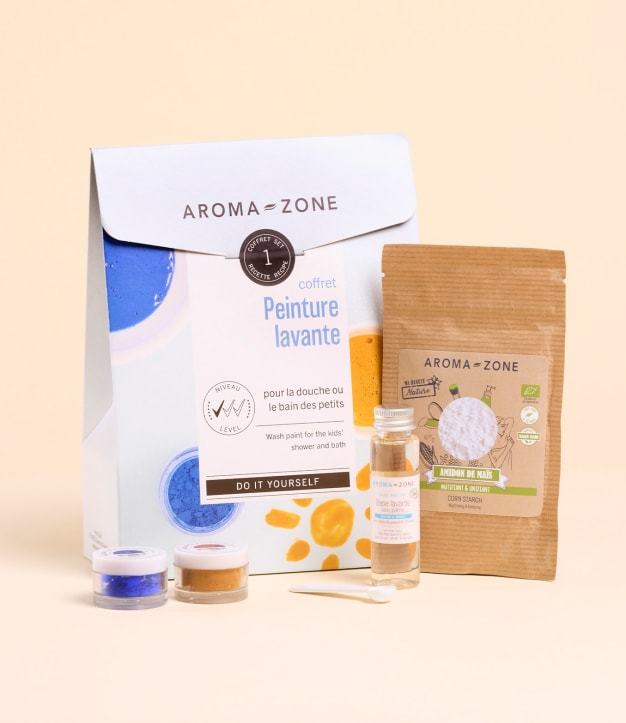 Kit de cosméticos casero: Pintura de lavado para la ducha o el baño.