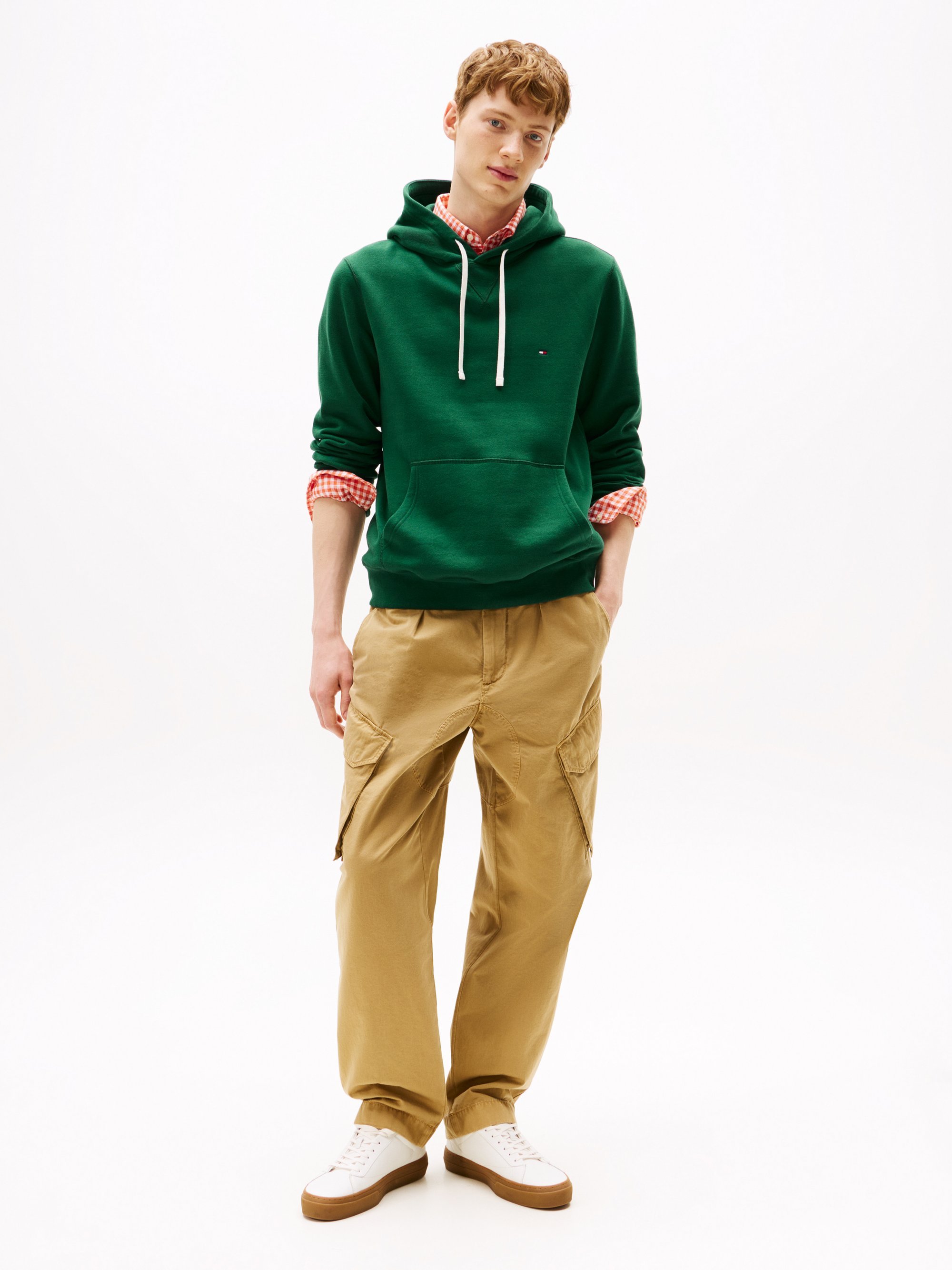 Tommy Hilfiger SEIZOENSHOODIE - Sweatshirt - siergroen