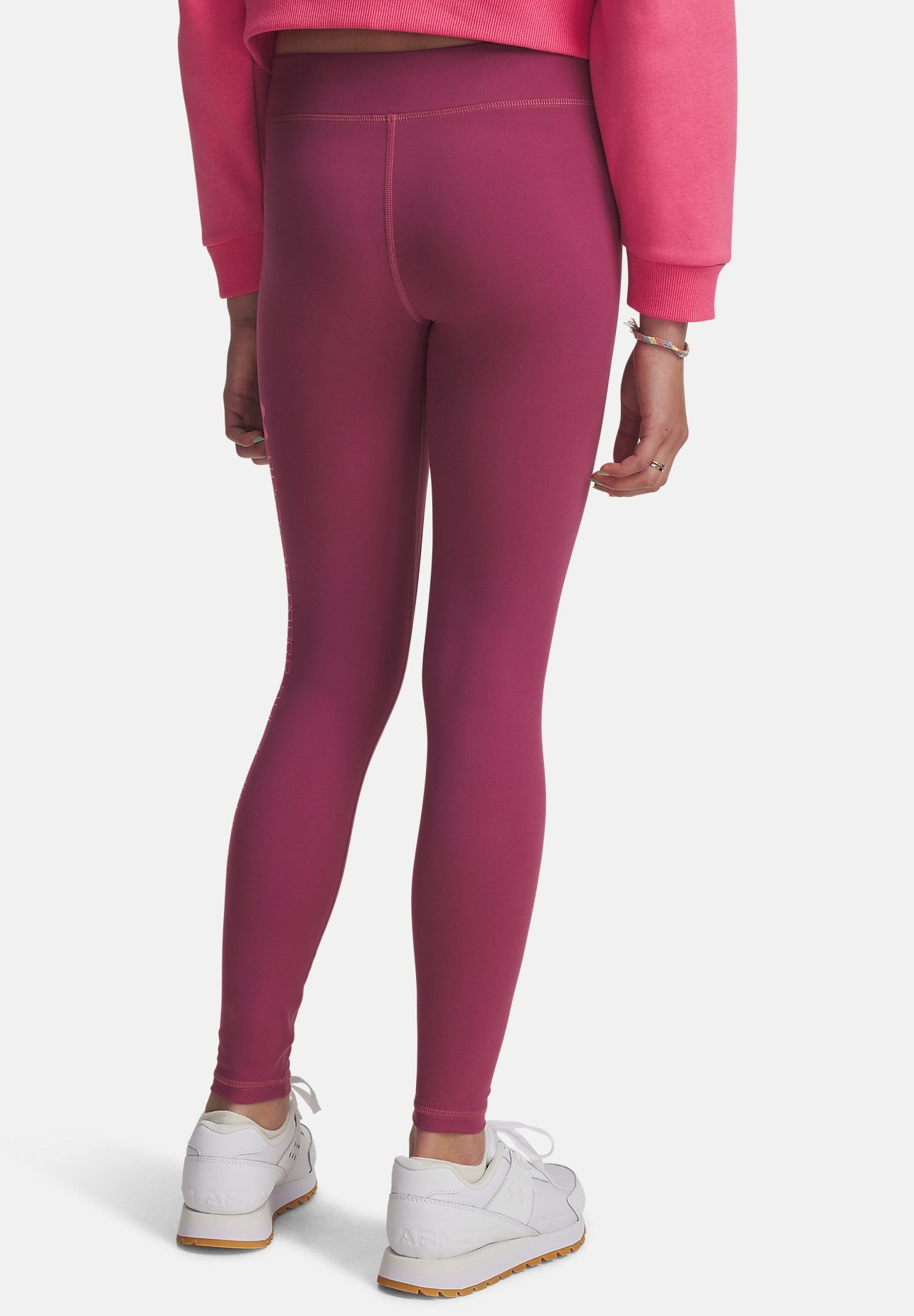 Under Armour MOTION BRANDED - Leggings - fuchsia dusk