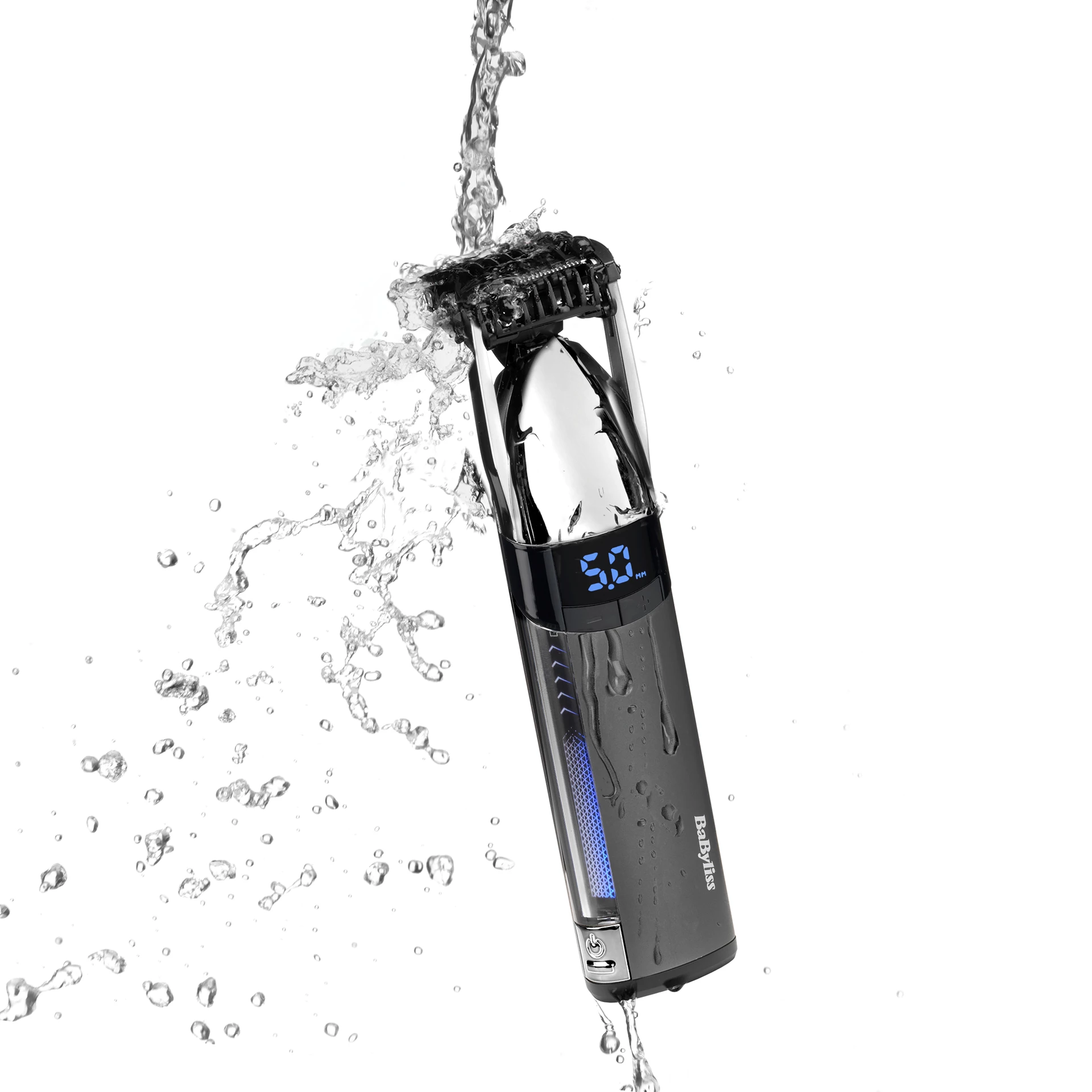 Babyliss Super X fém borostanyíró króm színben