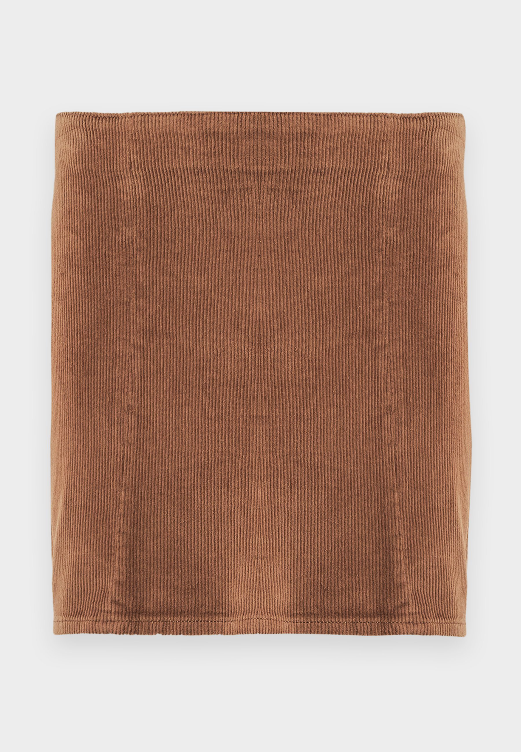 ONLLENI GLOBAL SLIT SKIRT - Minijupe - cocoa créme