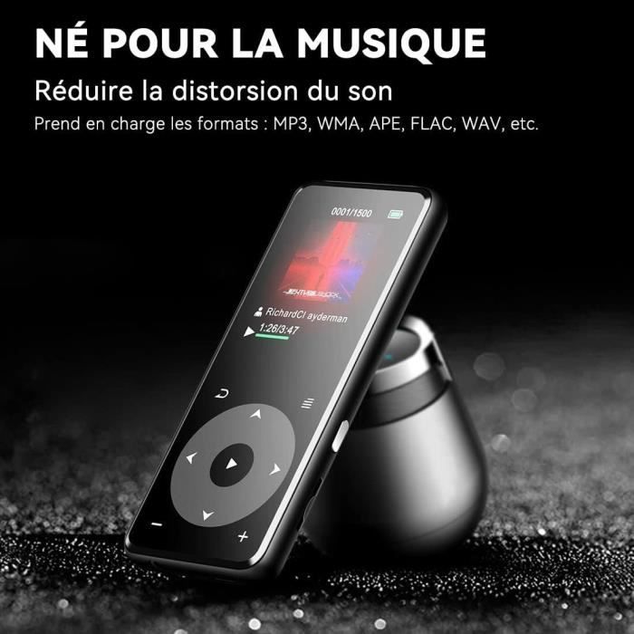 Caixa de Som MP3 - AGPTEK - Bluetooth 4.0 - 8GB - Metal - Tela TFT de 1,8