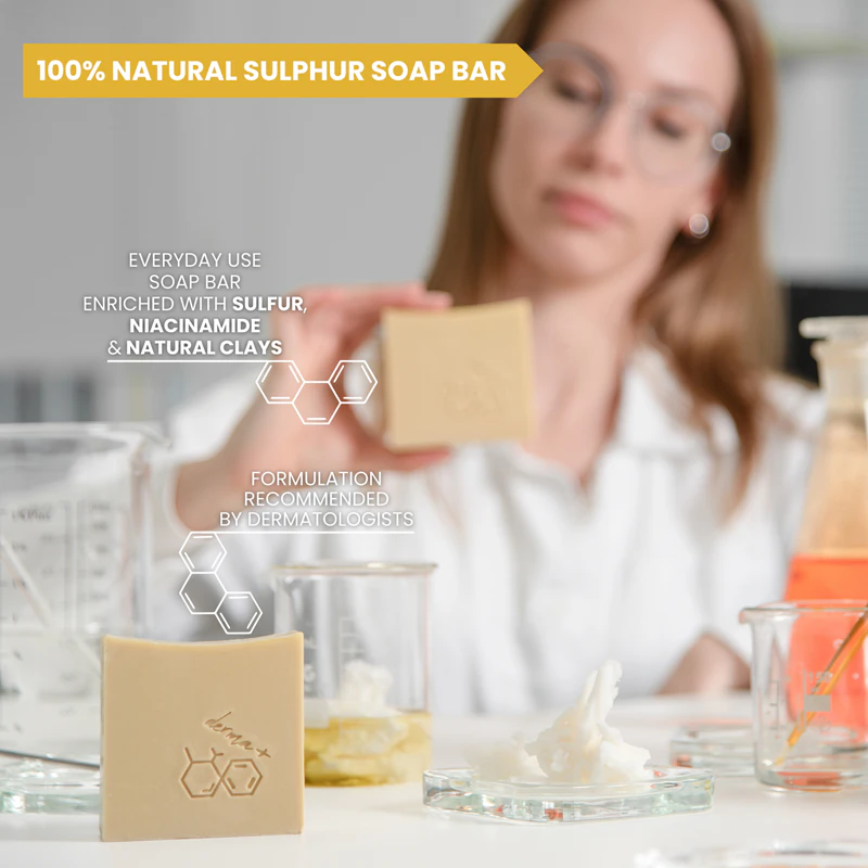 Sabonete de Limpeza Profunda com Enxofre Soaphoria Dermacare+