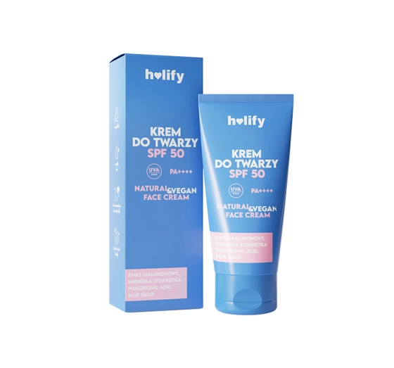 Holify hialuronowy krem do twarzy SPF50 PA     50 ml