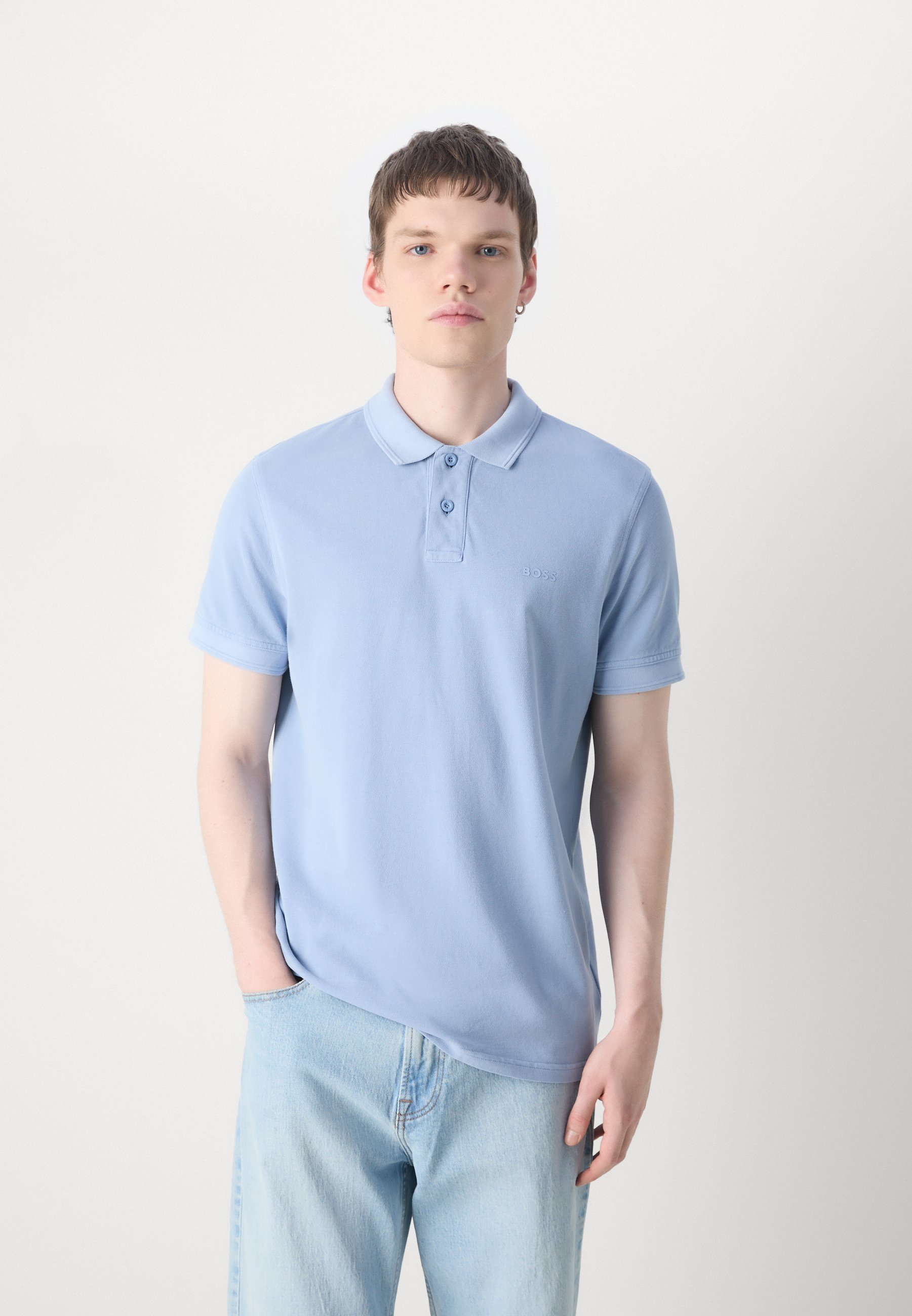 BOSS PRIME - Poloshirt - open blauw