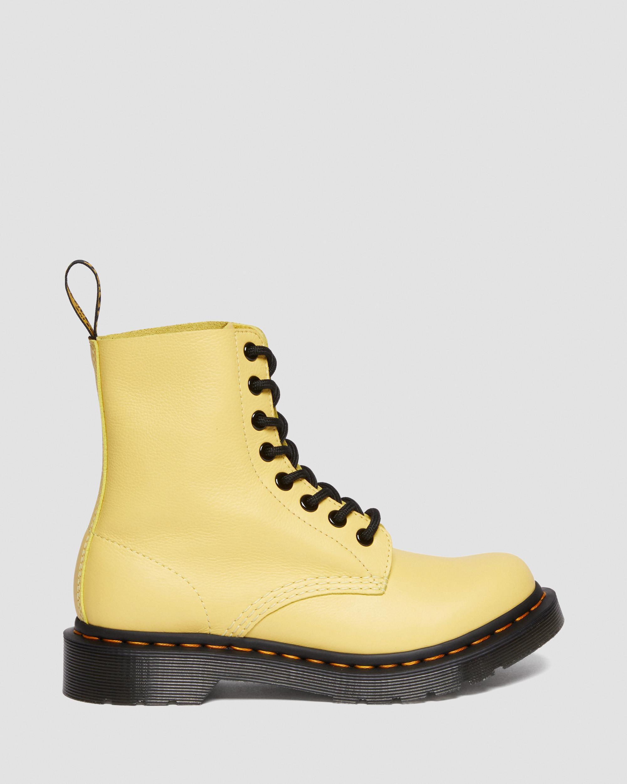 1460 Women's Pascal Black Eyelet Lace Up Boots