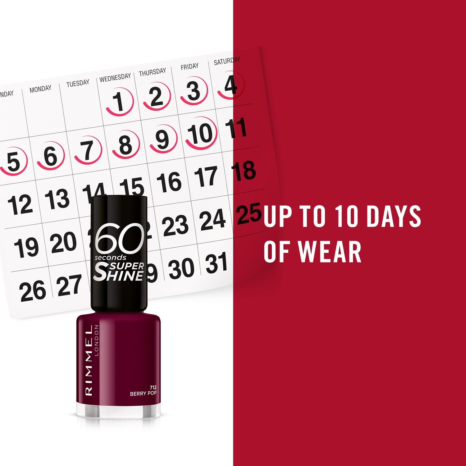 Lakier do paznokci Rimmel London 60 sekund - 8 ml
