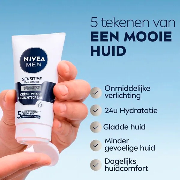 NIVEA Men Sensitive krema za lice<br>75ml - Osjetljiva i suha koža