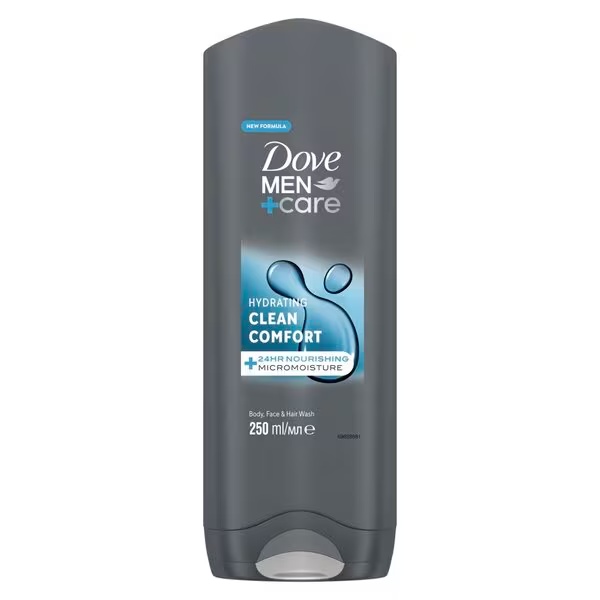Dove Men+Care Clean Comfort gel za prhanje 250 ml