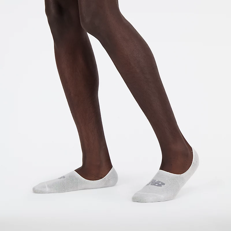 Zestaw 3 par skarpetek unisex z bawełny z wkładką Unseen Liner – BIAŁE