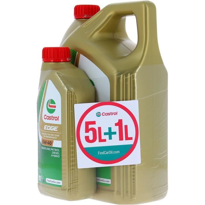Olio motore - CASTROL EDGE - 5W-40 - 5L+1L - Offerta speciale