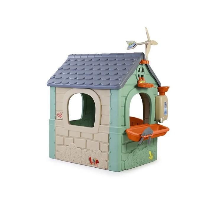 Casetta per bambini - FEBER - Casa ecologica riciclata - Plastica riciclata - Resistente ai raggi UV - Alta 150 cm