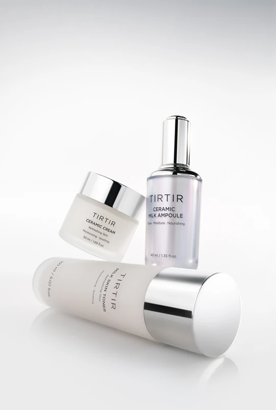 TIRTIR Ceramic Milk Ampoule – Feuchtigkeitsspendendes Gesichtsserum mit aufhellender Wirkung