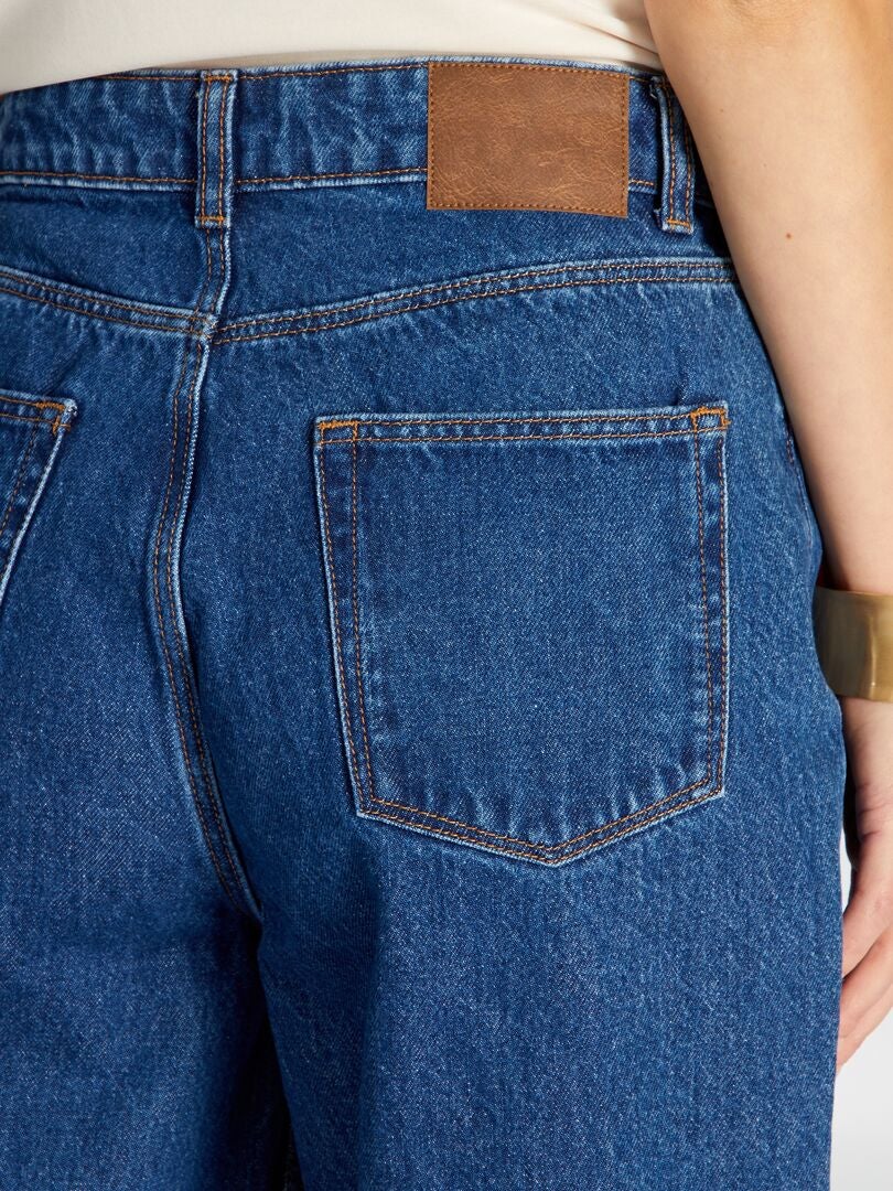 Pantalones vaqueros de pierna ancha - 34L - AZUL