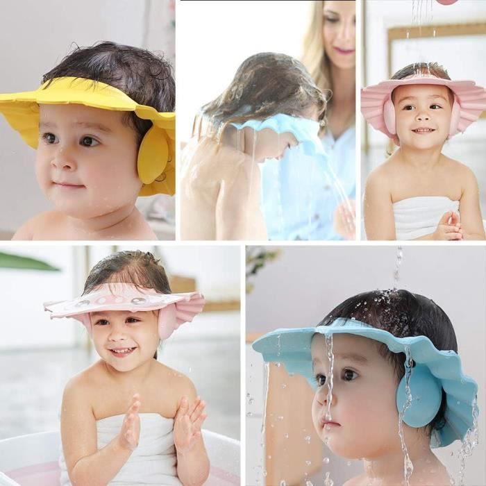 Gorro de natación para bebé - Hoja de arce - 3 piezas - Ajustable - EVA - Unisex