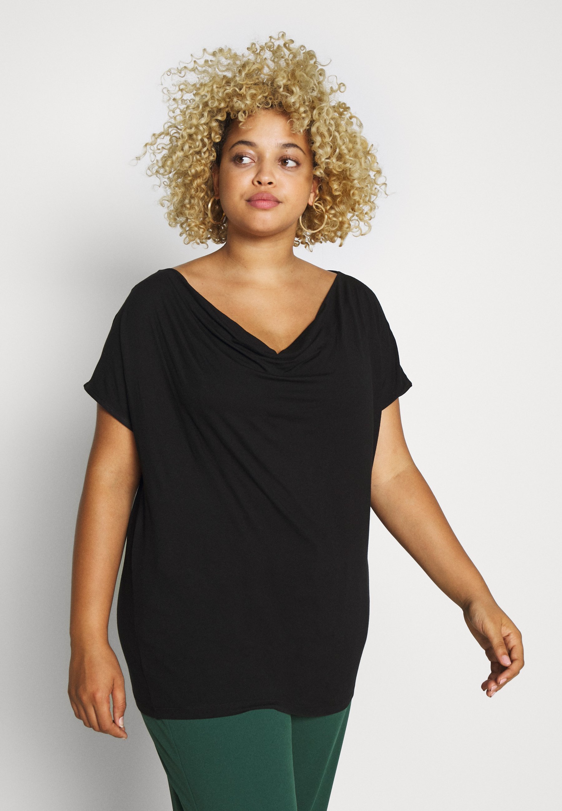 T-shirt basique Anna Field Curvy - noir