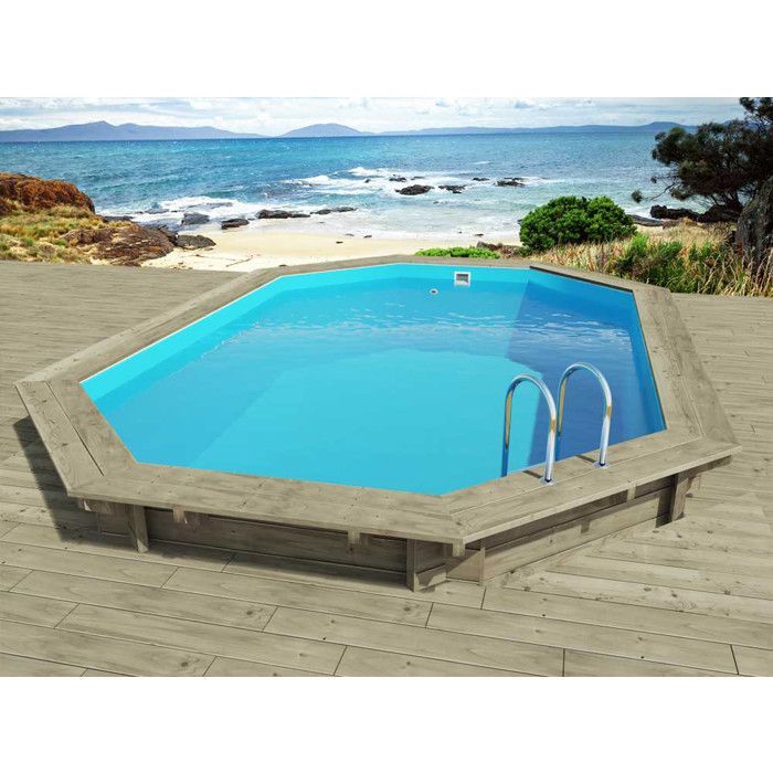 Piscina de madeira 