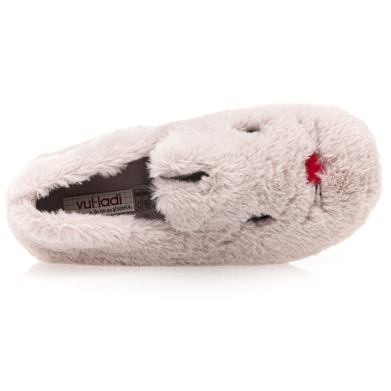 Pantuflas marrones para mujer
