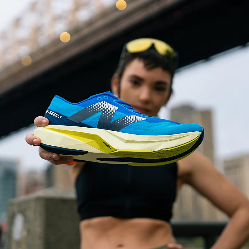 Dámské boty FuelCell Rebel v4 - Spice Blue s Limelight a Blue Oasis