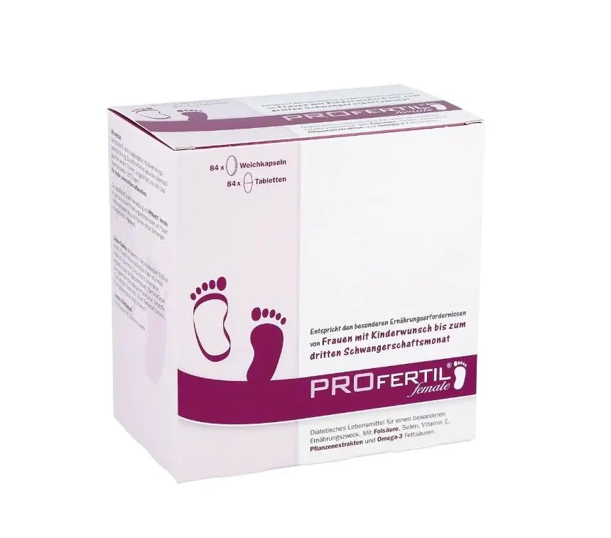 Profertil Female, Preparat wspomagający płodność u kobiet, Tabletki i kapsułki