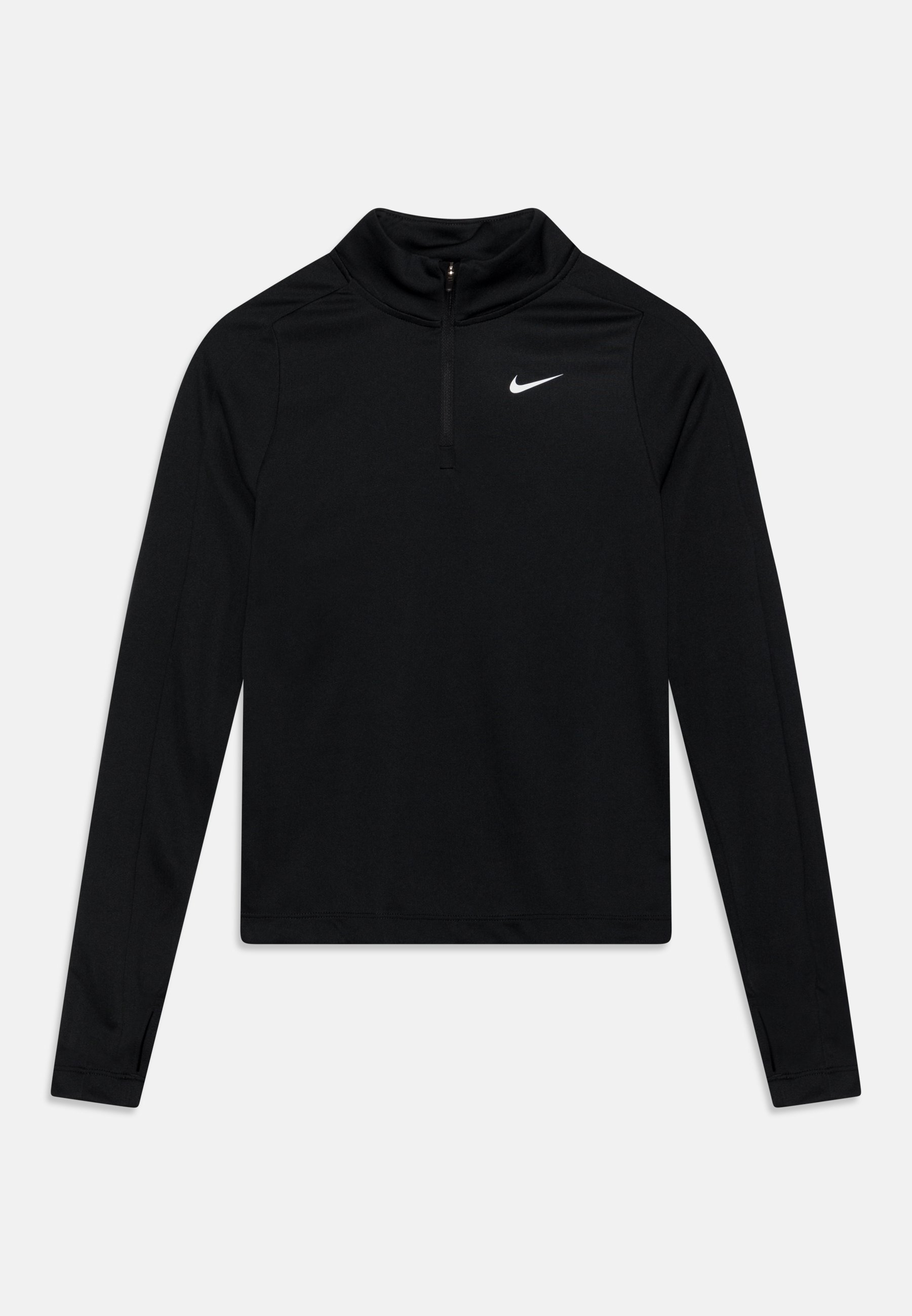 Nike Performance UNISEX - Top met lange mouwen - zwart/wit