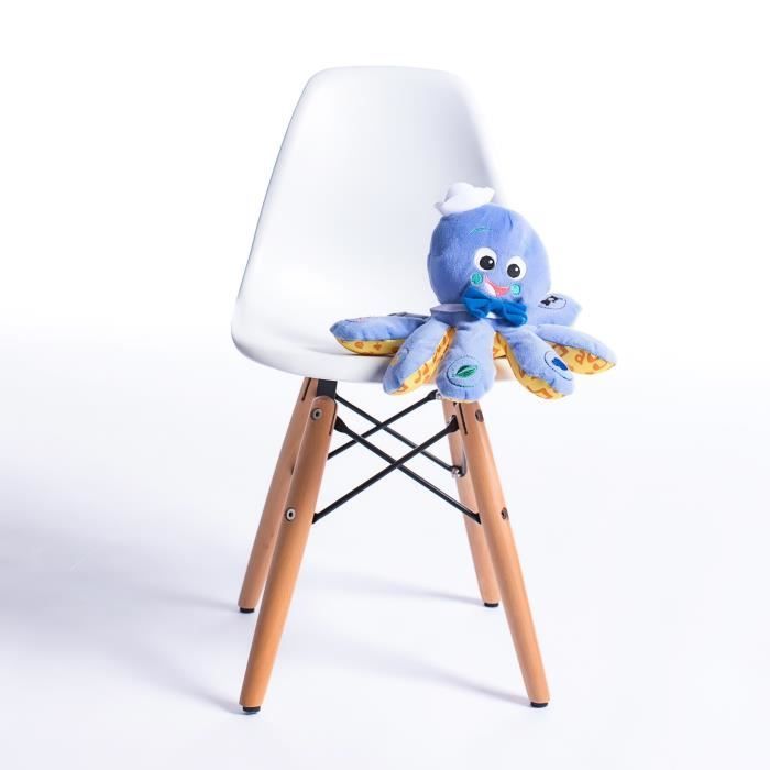 BABY EINSTEIN Peluche, doudou, Poulpe marin Toudou Octoplush™ - Bleu, cadeau bébé, interactif, 3M+