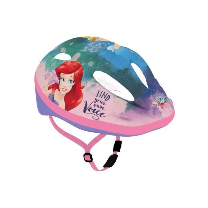DISNEY Princesses Casque de vélo sûr pour fille, léger, réglable 52-56 cm