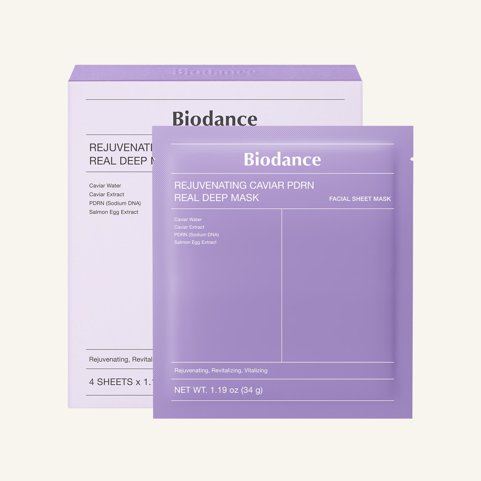 Rejuvenating Caviar PDRN Real Deep Mask