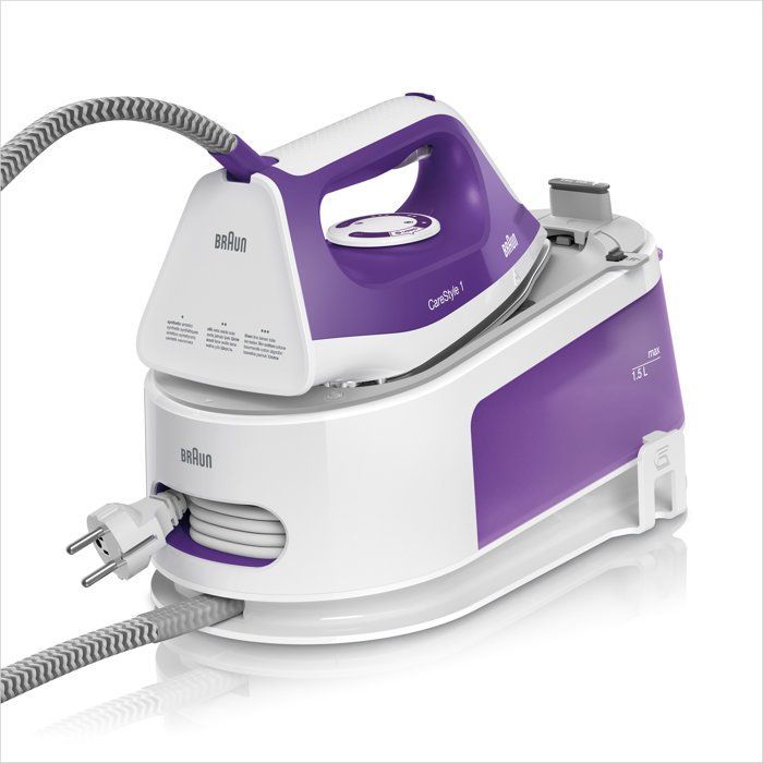 CareStyle 1 Steam Generator - BRAUN - IS1014VI - 6 bar - 1.5 L - Purple / White