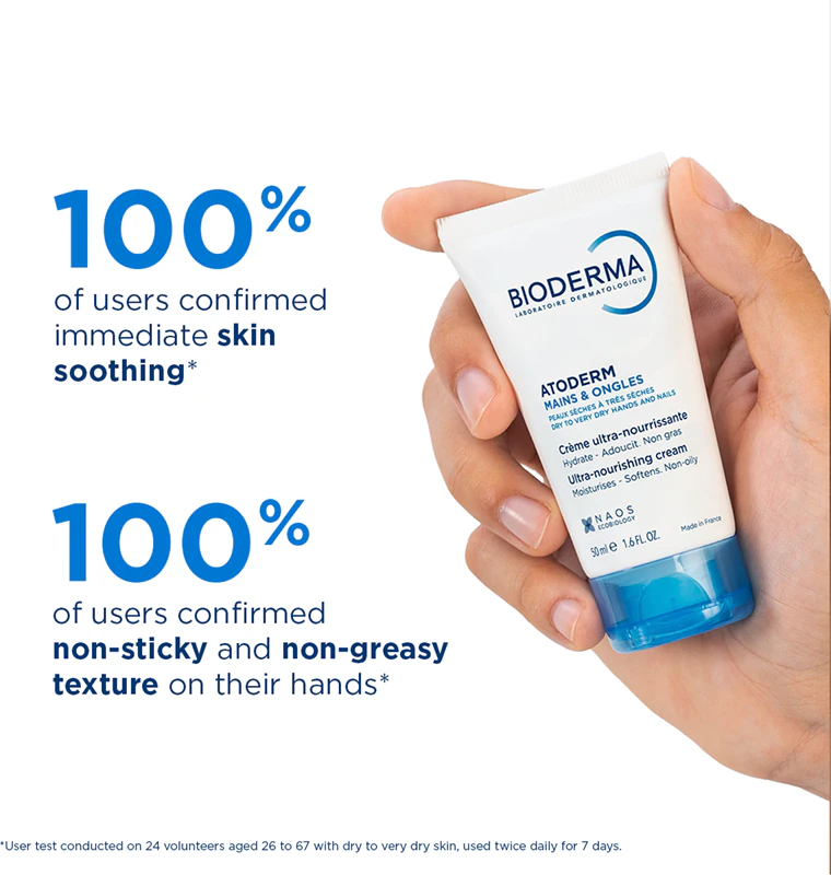 Krém na ruce Bioderma Atoderm Cream Hand & Nails pro suchou a atopickou pokožku