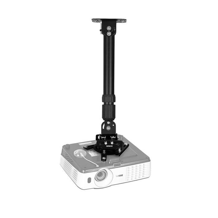 Duronic PB04XL Support pour Vidéoprojecteur Plafond Rotatif 360° Inclinable 30° et Pivotable 20° Charge maximale de 13,6 kg Bras