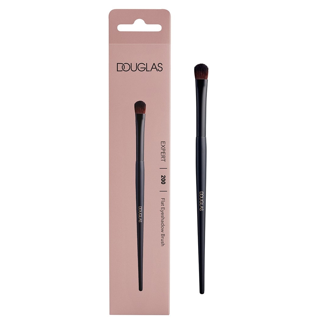 Accessoires voor oogschaduwkwasten uit de Douglas Collection: Expert Brushes – 200 platte oogschaduwkwast – 1 stuk