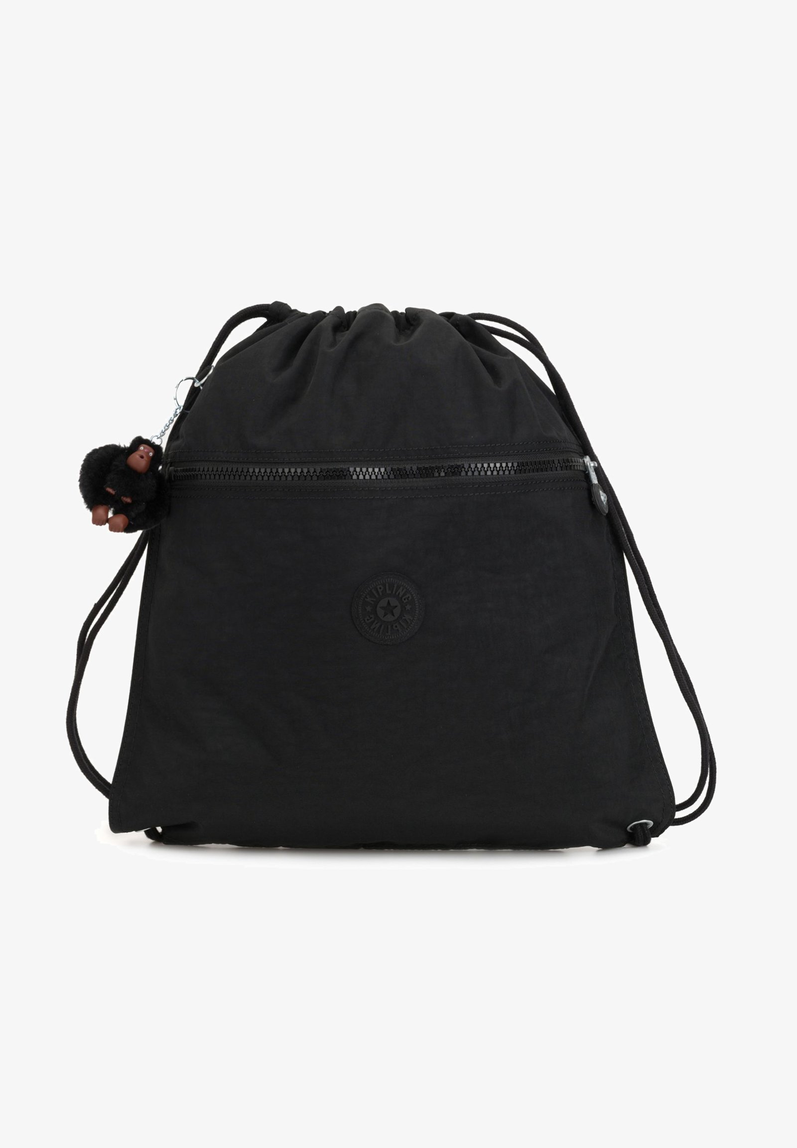 Kipling SUPERTABOO - Húzózsinóros sporttáska - igazi fekete
