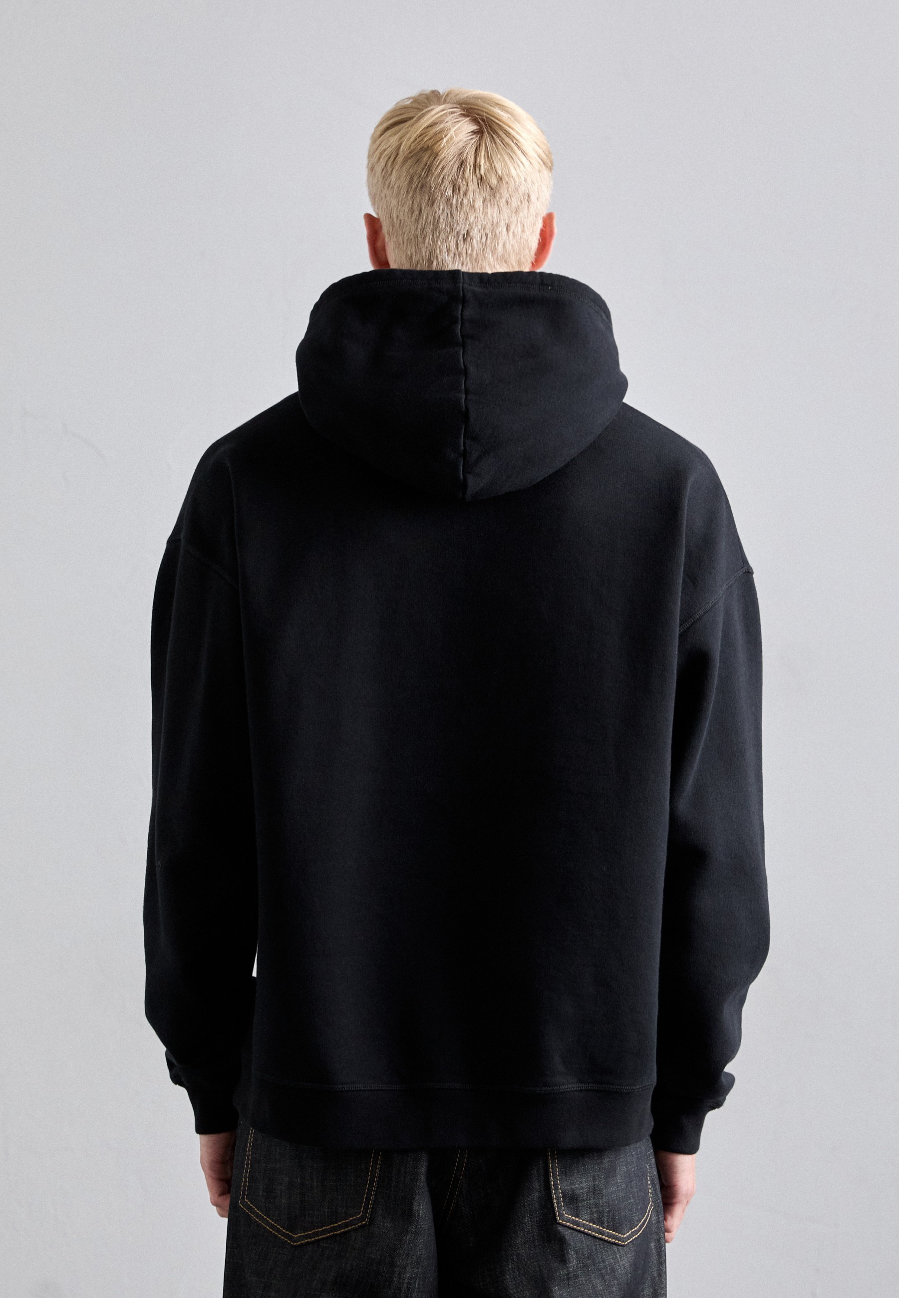 Felpa con cappuccio Dsquared2 RELAX FIT - nera