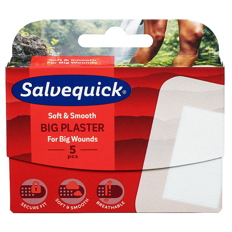 Salvequick Salvequick 5 st. 55x75 mm stora