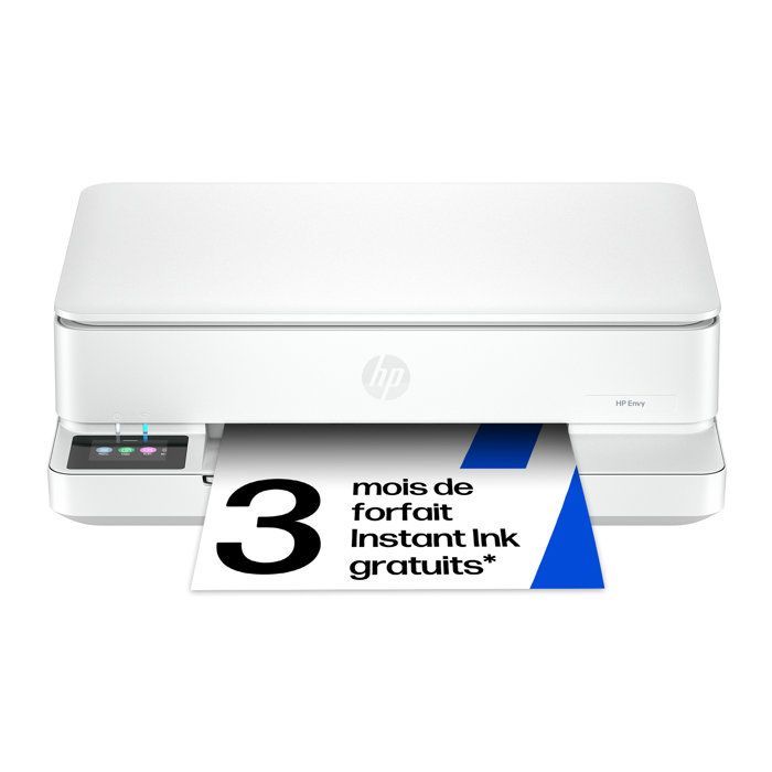 Imprimante tout-en-un HP Envy 6110e jet d'encre couleur + Carte Instant Ink