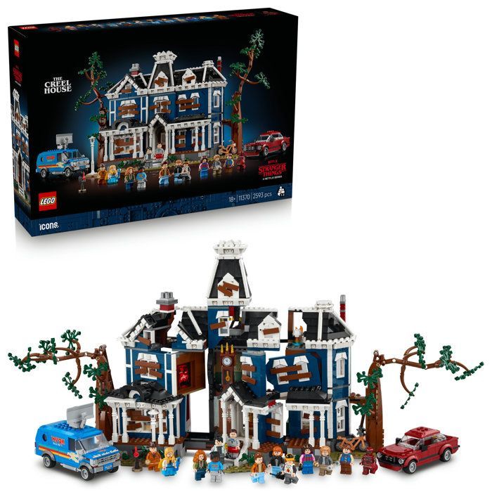 LEGO Icons 11370 Stranger Things: Het Creel-huis - Bouwset voor volwassenen - Cadeau