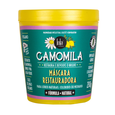 Lola Cosmetics Kamomillahiusnaamio vaaleille hiuksille 230g