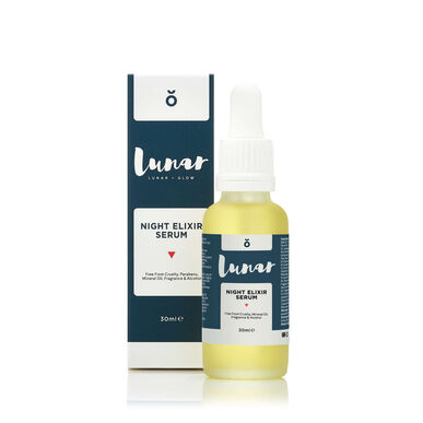 Lunar Glow Night Elixir Serum Minerální olejové anti-aging regenerační noční sérum 30 ml