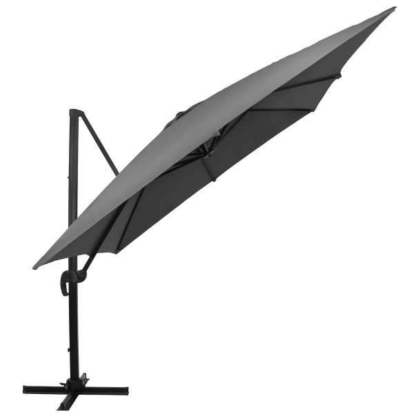 Parasol ogrodowy na balkon i taras 440 cm na wysięgniku, z pokrowcem
