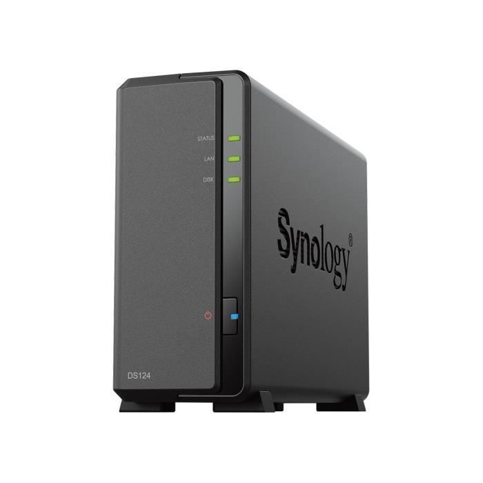 Server NAS Synology DS124 da 14 TB - Hub dati ultracompatto