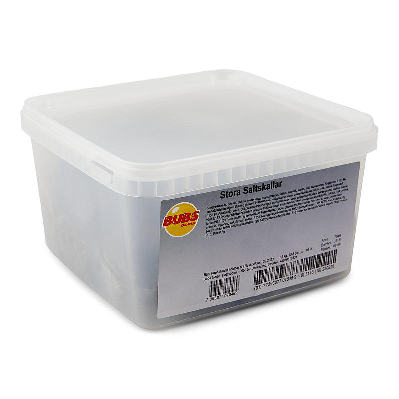 Bubs Stora saltskal 1,6 kg
