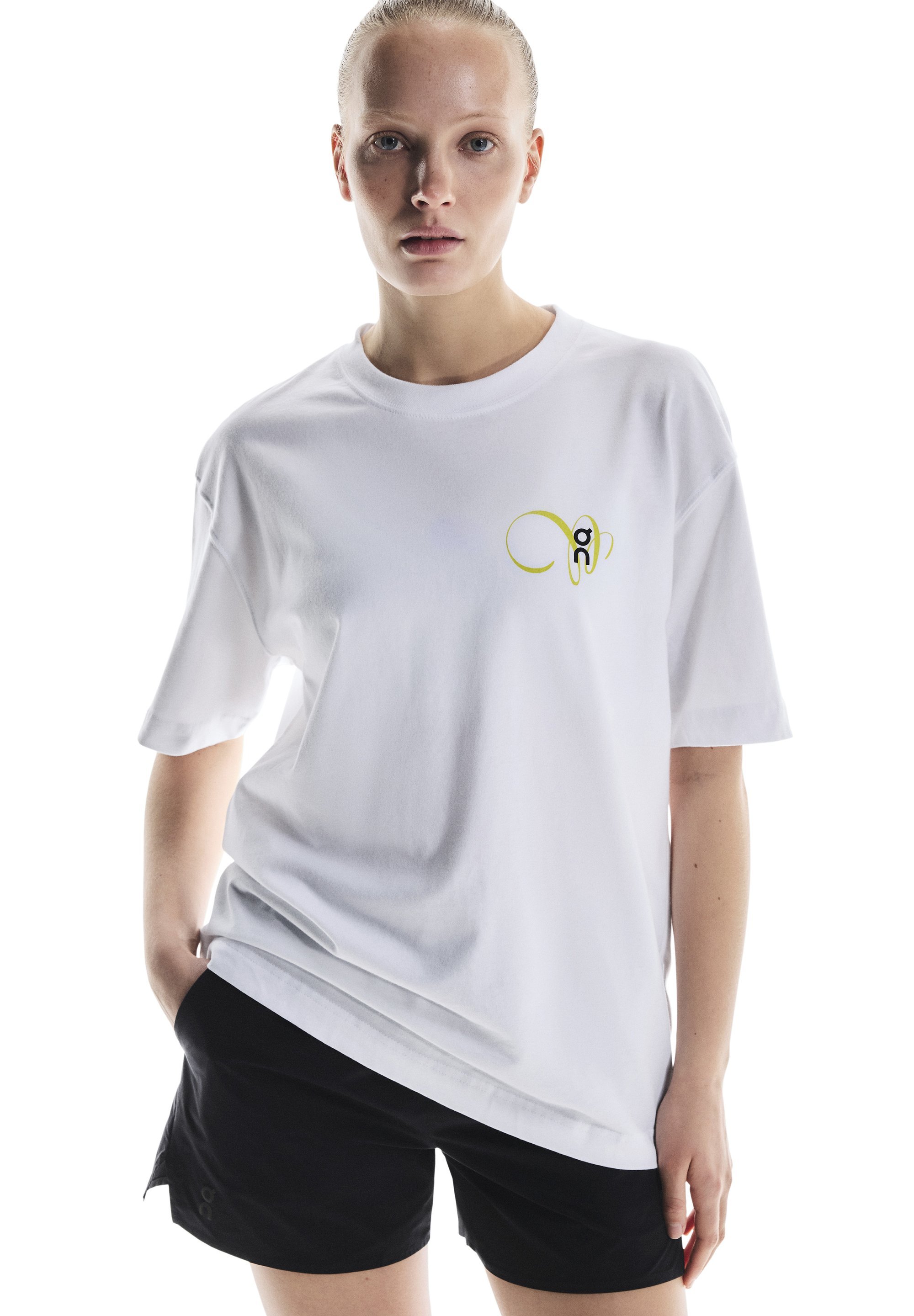 Auf CLUB GRAPHIC - Bedrucktes T-Shirt - Weißgrün