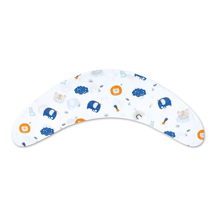 Funda de almohada de lactancia XXL, almohada para dormir de lado, algodón - Almohada de embarazo para posicionamiento, arcoíris