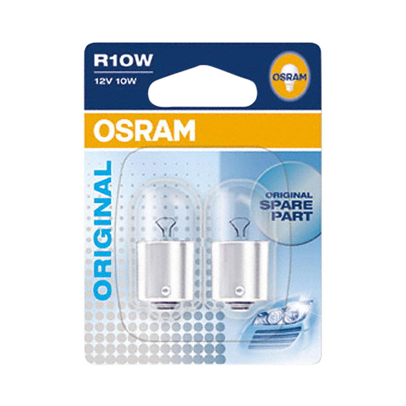 Osram Auton Polttimot 2 kpl Alkuperäinen R10W