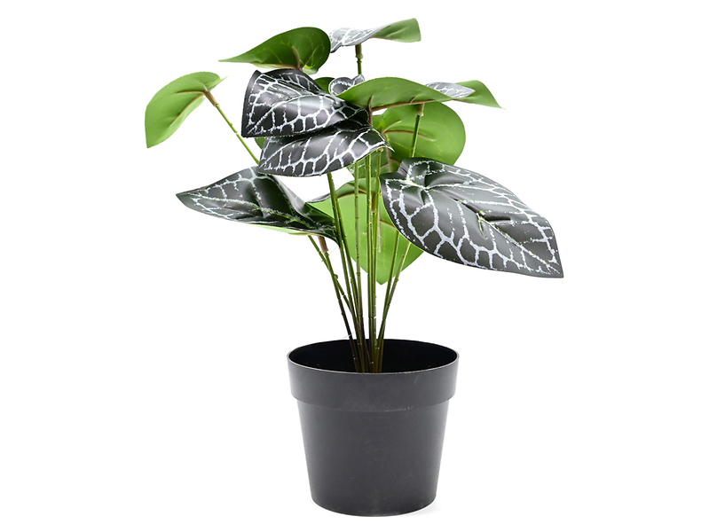 Sztuczna roślina w doniczce 28 cm zielona
