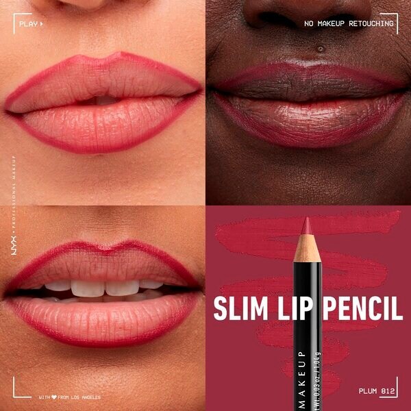 Svinčnik za ustnice NYX Professional Makeup SPL812 Plum Slim