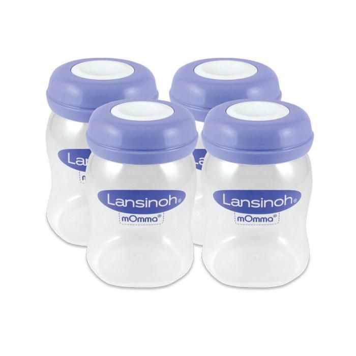 Lansinoh Pots de conservation de lait maternel 4x160ml