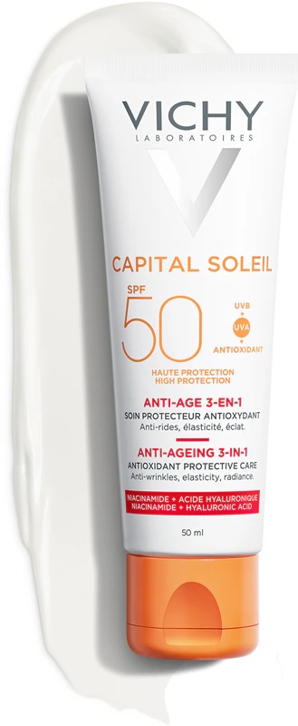 Vichy Capital Soleil krema proti staranju SPF 50